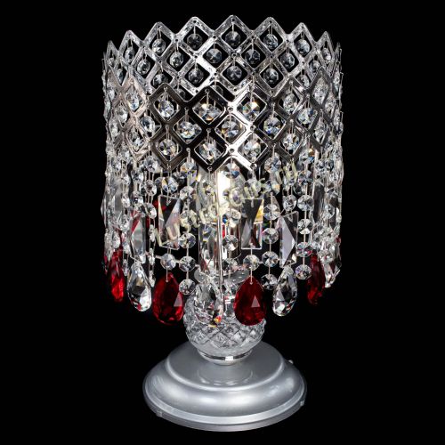 Настольная лампа Корона №1 красная в Сочи Гусь Хрустальный