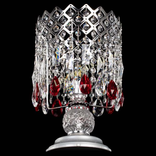 Настольная лампа Корона №1 красная в Сочи Гусь Хрустальный