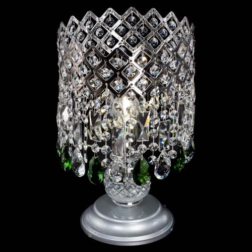Настольная лампа Корона №1 зеленая в Сочи Гусь Хрустальный