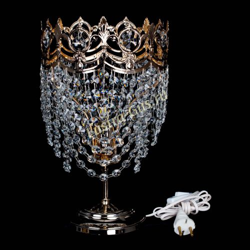 Настольная лампа Корона Элегант Тюльпан в Сочи Гусь Хрустальный