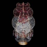 Настольная лампа Корвет № 2 Венеция красный в Сочи