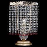 Настольная лампа Квадрат оптикон №1 красная в Сочи