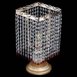 Настольная лампа Квадрат оптикон №1 красная в Сочи