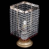 Настольная лампа Квадрат оптикон №1 красная в Сочи