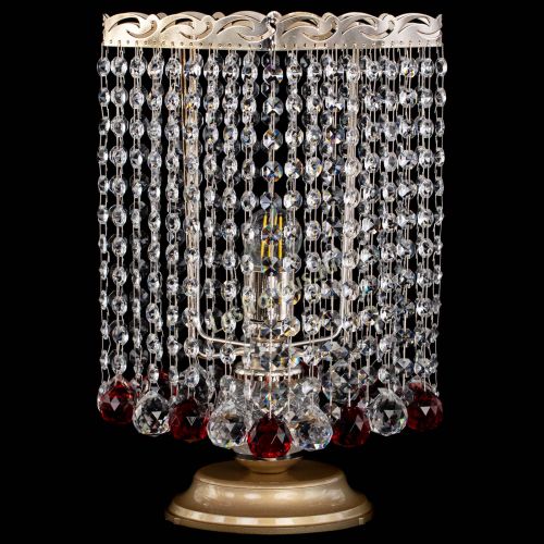 Настольная лампа Квадрат шар красная в Сочи Гусь Хрустальный