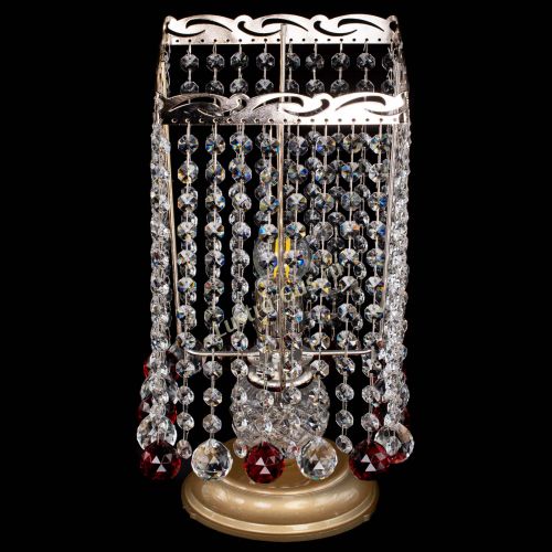 Настольная лампа Квадрат шар красная в Сочи Гусь Хрустальный