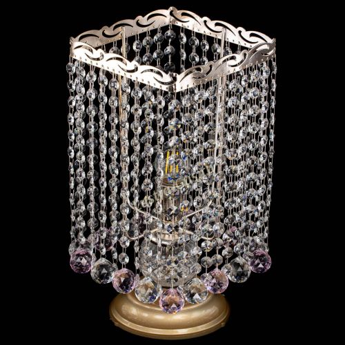 Настольная лампа Квадрат шар розовая в Сочи Гусь Хрустальный