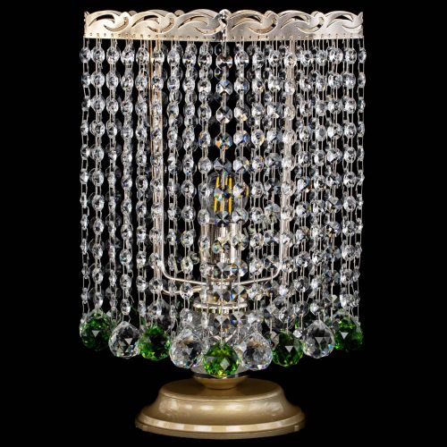 Настольная лампа Квадрат шар зеленая в Сочи Гусь Хрустальный