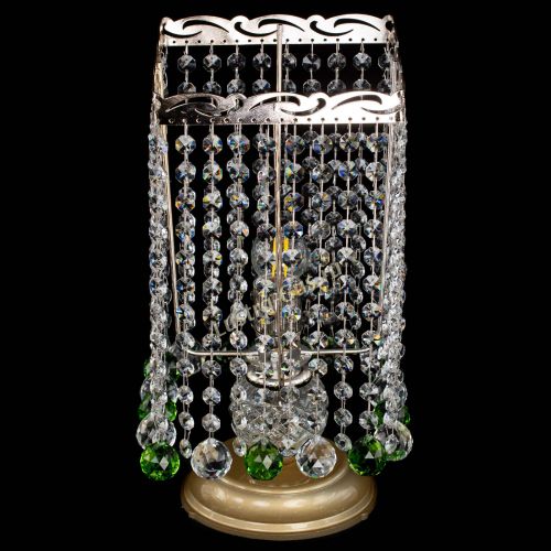 Настольная лампа Квадрат шар зеленая в Сочи Гусь Хрустальный