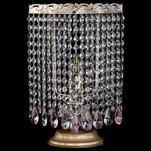 Настольная лампа Квадрат журавлик розовая в Сочи Гусь Хрустальный