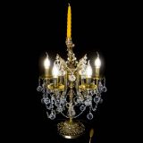 Бронзовая настольная лампа Луиза №5/2 шар в Сочи