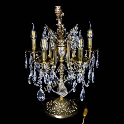 Бронзовая настольная лампа Луиза №5/2 журавлик в Сочи Бронзовая настольная лампа Луиза №5/2 журавлик в Сочи