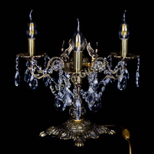 Бронзовая настольная лампа Муза №3 баден в Сочи Гусь Хрустальный