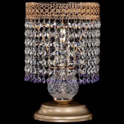 Настольная лампа Венеция №1 мини фиолетовая в Сочи Гусь Хрустальный