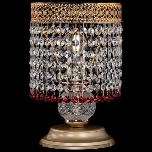 Настольная лампа Венеция №1 мини красная в Сочи Гусь Хрустальный