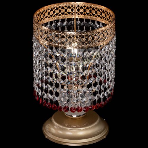 Настольная лампа Венеция №1 мини красная в Сочи Гусь Хрустальный