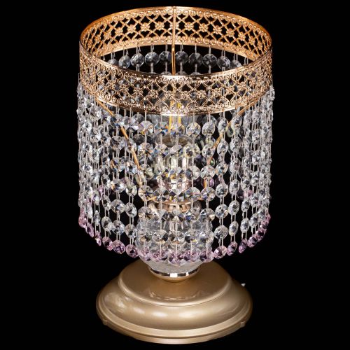 Настольная лампа Венеция №1 мини розовая в Сочи Гусь Хрустальный