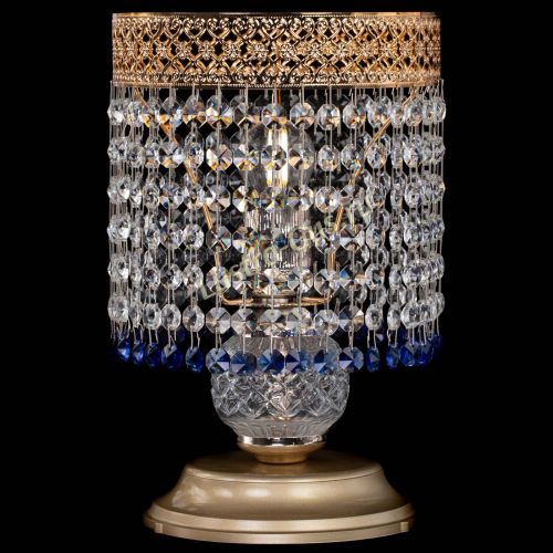 Настольная лампа Венеция №1 мини синяя в Сочи Гусь Хрустальный