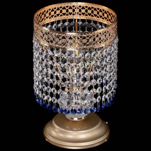Настольная лампа Венеция №1 мини синяя в Сочи Гусь Хрустальный