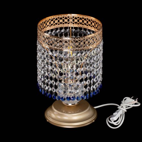 Настольная лампа Венеция №1 мини синяя в Сочи Гусь Хрустальный