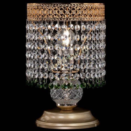 Настольная лампа Венеция №1 мини зеленая в Сочи Гусь Хрустальный