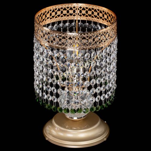 Настольная лампа Венеция №1 мини зеленая в Сочи Гусь Хрустальный