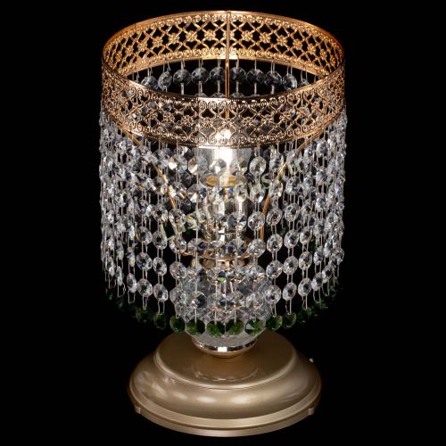 Настольная лампа Венеция №1 мини зеленая в Сочи Гусь Хрустальный
