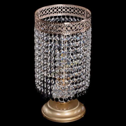 Настольная лампа Венеция оптикон №1 черная в Сочи Гусь Хрустальный