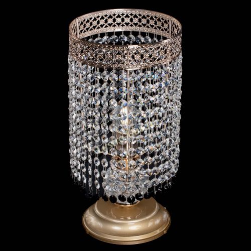 Настольная лампа Венеция оптикон №1 черная в Сочи Гусь Хрустальный