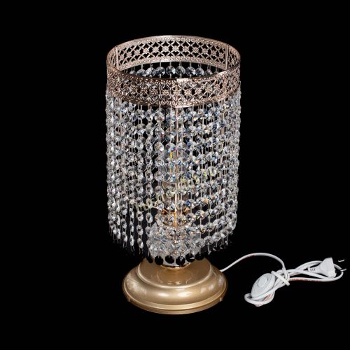 Настольная лампа Венеция оптикон №1 черная в Сочи Гусь Хрустальный