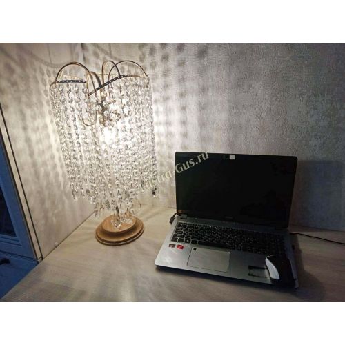 Настольная лампа Виноград №1 в Сочи Гусь Хрустальный