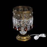 Настольная лампа Восток с пластинками под бронзу Чайная в Сочи