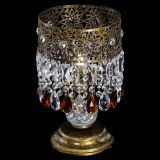 Настольная лампа Восток с пластинками под бронзу Чайная в Сочи