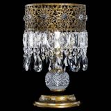 Настольная лампа Восток с пластинками под бронзу Черная в Сочи