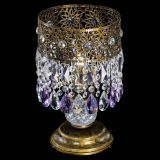 Настольная лампа Восток с пластинками под бронзу Фиолетовая в Сочи Настольная лампа Восток с пластинками под бронзу Фиолетовая в Сочи