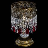 Настольная лампа Восток с пластинками под бронзу Красная в Сочи