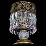 Настольная лампа Восток с пластинками под бронзу Розовая в Сочи Настольная лампа Восток с пластинками под бронзу Розовая в Сочи