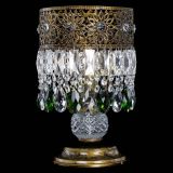 Настольная лампа Восток с пластинками под бронзу Зеленая в Сочи