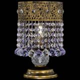 Настольная лампа Восток с шарами под бронзу Фиолетовая в Сочи