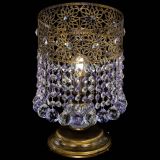 Настольная лампа Восток с шарами под бронзу Фиолетовая в Сочи