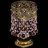 Настольная лампа Восток с шарами под бронзу Красная в Сочи