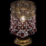 Настольная лампа Восток с шарами под бронзу Красная в Сочи