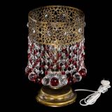 Настольная лампа Восток с шарами под бронзу Красная в Сочи