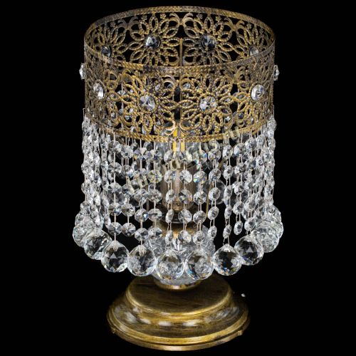 Настольная лампа Восток с шарами под бронзу в Сочи Гусь Хрустальный
