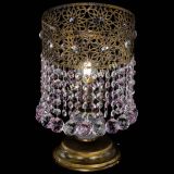 Настольная лампа Восток с шарами под бронзу Розовая в Сочи