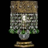 Настольная лампа Восток с шарами под бронзу Зеленая в Сочи