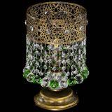 Настольная лампа Восток с шарами под бронзу Зеленая в Сочи