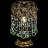 Настольная лампа Восток с шарами под бронзу Зеленая в Сочи