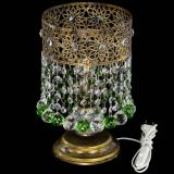 Настольная лампа Восток с шарами под бронзу Зеленая в Сочи