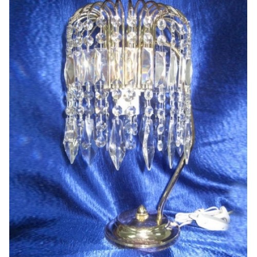 Лампа настольная Каскад Перо пласт в Сочи Гусь Хрустальный